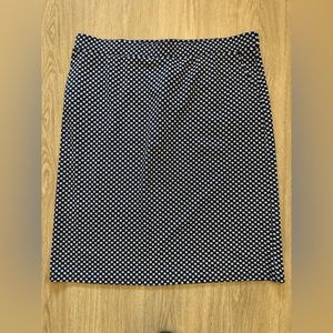 NWT Loft Plus Size Midi Skirt in Navy (XXL) and Pockets